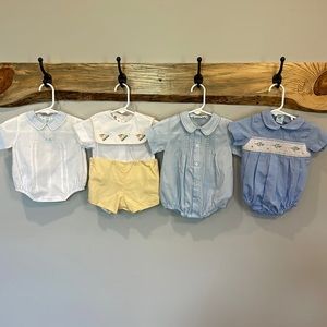 Baby Boys Bubble/Jon Jon Lot (4)